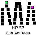 Kartridż HP 57 - poprawnie zaklejone styki class=
